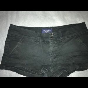 American Eagle black shorts stretch size 6